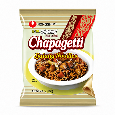 Lamen Chapagetti Nongshim 127g Feijão Preto Coreano