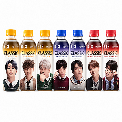 Kit Café BTS Com Todos Integrantes - SABORES SORTIDO
