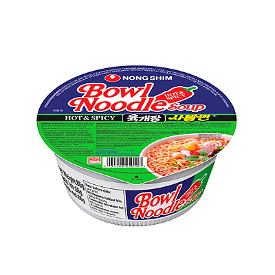 Lamen Coreano Sabor Yukguejang Tigela Nongshim - 86g