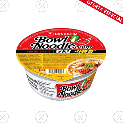 Lamen Coreano Sabor Kimchi Tigela Nongshim - 86g