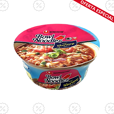 Lamen Coreano Sabor Camarão Tigela Nongshim - 86g