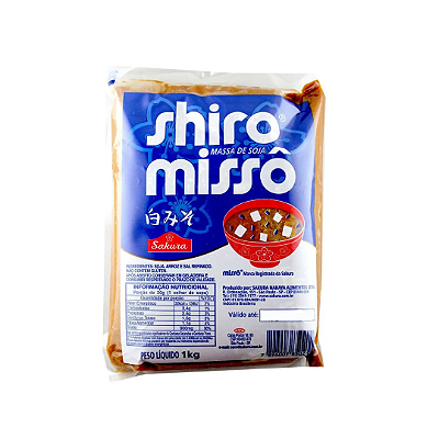 Missô Shiro Massa de Soja Pacote 1KG