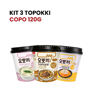 Kit 3 Topokki Copo 120g