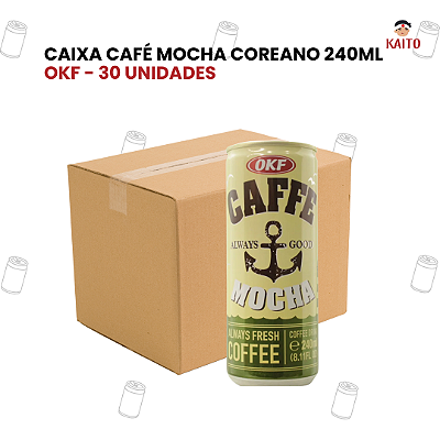 Caixa 30 Unidades Café Mocha Coreano 240ml OKF