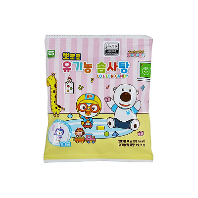 Algodão Doce Cotton Candy Pororo 9g