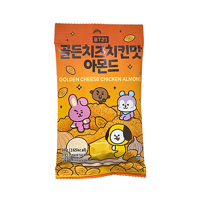 Snack Amêndoa BT21 Sabor Frango Com Queijo 30g