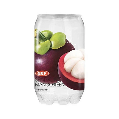 Refresco Coreano Levemente Gaseificado Sabor Mangostim 350ml