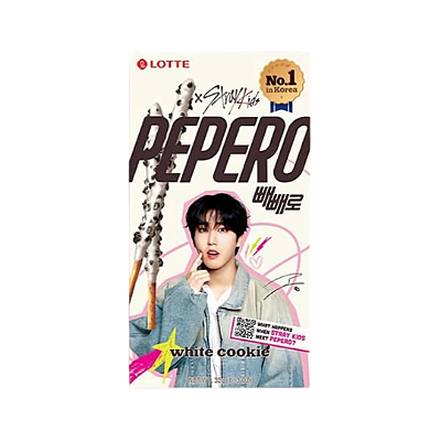 Pepero Sabor White Cookie Stray Kids - Integrante Sortido