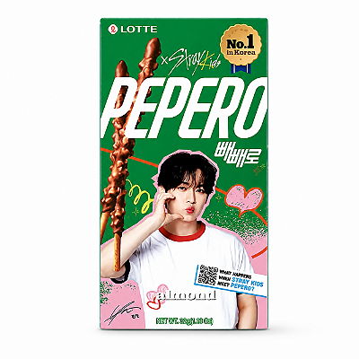 Pepero Biscoito Coreano Amêndoas Stray Kids Biscoito Palito Coreano - Integrante Sortido