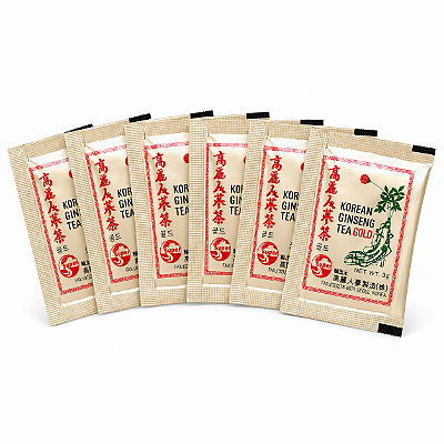 Kit Chá de Ginseng Coreano Korea Ginseng Bulgeubang 6 Unidades