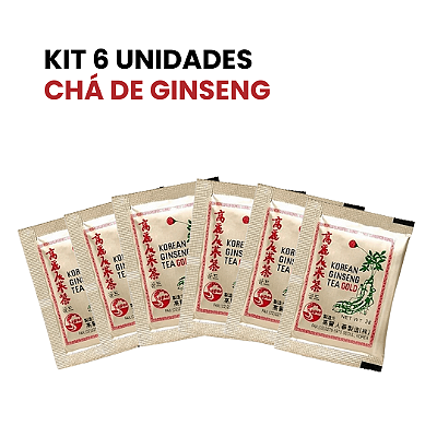 Kit Chá De Ginseng 6 Unidades