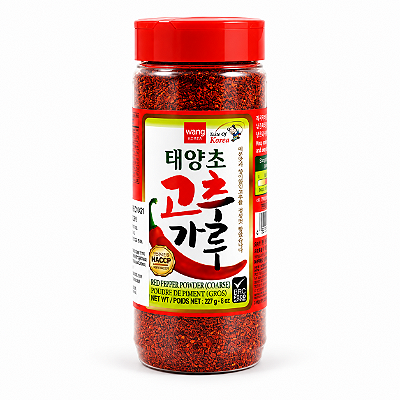 Pimenta Coreana em Pó Grossa Gochugaru Wang Korea 227g