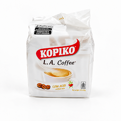 L.a Coffee Café Instantâneo em Pó Kopiko 250g – 10 Sachês