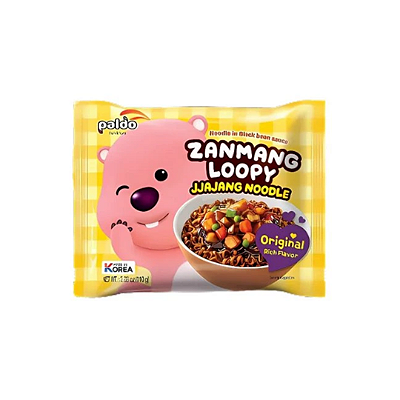 Lamen Zanmang Loopy Jjajang Pacote 110g