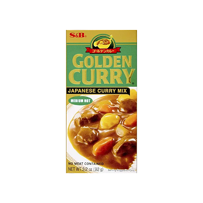 Molho Curry Golden Mix Médio S&B Chukara 92g