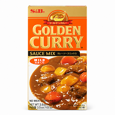 Curry Japonês em Tablete S&B Golden Curry Mild Amakuchi 92g