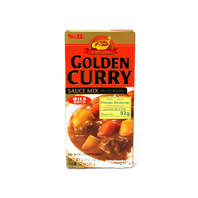Molho Curry Golden Mix Suave S&B Amakuchi 92g