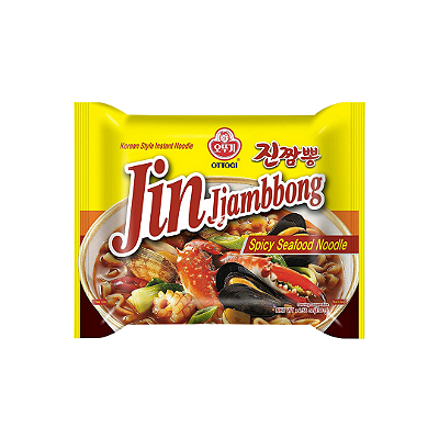 Lamen Coreano Jin Jjamppong Frutos Do Mar Picante Ottogi - 130g