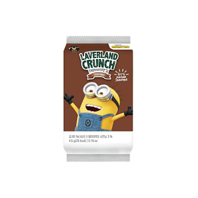 Snack Alga Marinha Sabor Teriyaki Laverland Crunch Minions 4,5g