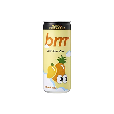 Bebida Milk Soda Zero Mango Pineapple Brrr Sabor Manga E Abacaxi 250ml