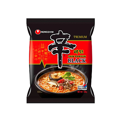 Lamen Coreano Shin Black Pacote Nongshim 120G