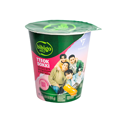 Topokki Sabor Rosé Bibigo Copo 125g - Edição Especial Seventeen