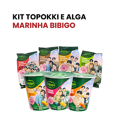 Kit Topokki E Alga Marinha Bibigo - Edição Especial Seventeen