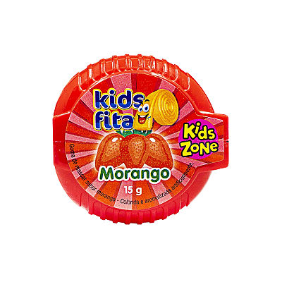 Chiclete Fita Kids Sabor Morango 15g