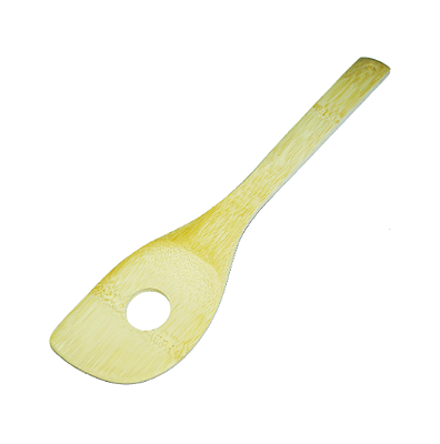 Espatula Bambu Com Furo 30cm