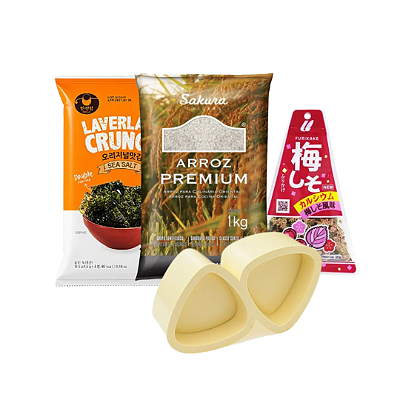 Kit Onigiri para Fazer Bolinho de Arroz Japonês em Casa