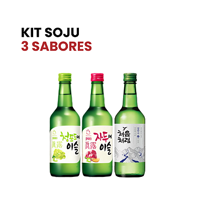 Kit Soju 3 Sabores