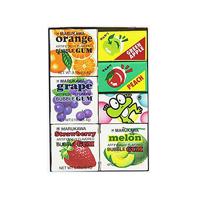 Chiclete Japonês de Frutas Mix 7 Unidades Marukawa