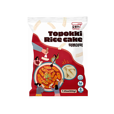 Massa De Topokki Rice Cake Yopokki 200g