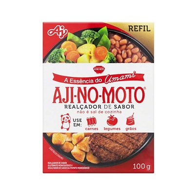Refil Ajinomoto Realçador De Sabor Glutamato Monossôdico Essencia Do Umami 100g