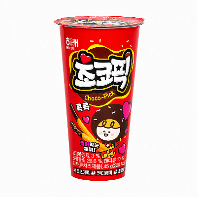 Biscoito Palito com Chocolate Choco Pick Haitai 45g