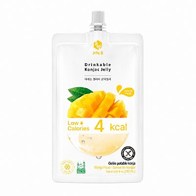Refresco Suco Coreano com Gelatina Sabor Manga Jelly Drinkable Konjac 150ml