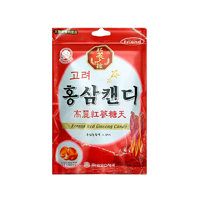 Bala Mammos Ginseng Vermelho Com 20 Unidades 80g