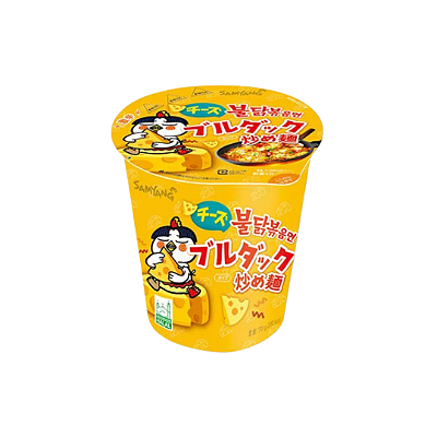 Lamen Coreano Buldak Cup Frango Picante Sabor Queijo Samyang 80g