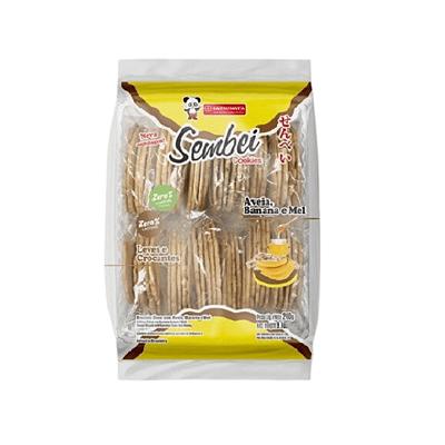 Cookies Sembei Aveia, Banana e Mel 260g