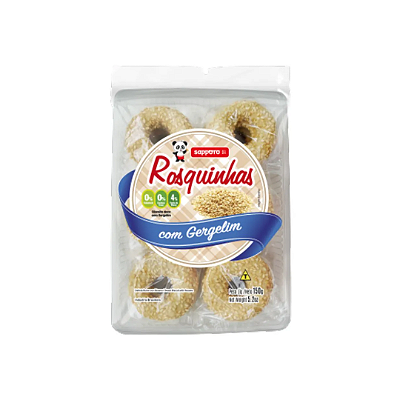 Rosquinha Com Gergelim Pote Sapporo 150g
