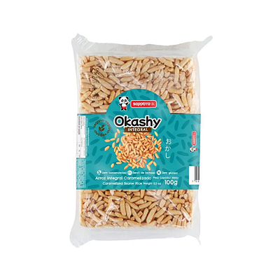 Biscoito De Arroz Okashy Integral 100g
