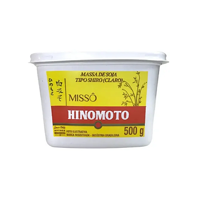 Massa De Soja Fermentada Missô Tipo Shiro Pasta Japonesa Hinomoto 500g
