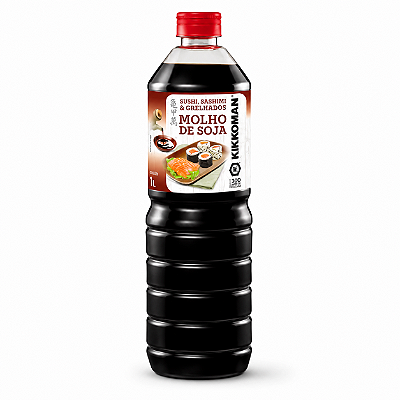 Molho De Soja Sushi Sashimi e Grelhados 1L - Kikkoman