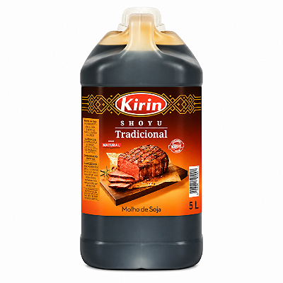 Molho de Soja Shoyu Tradicional Kirin Hinomoto 5L
