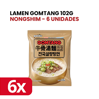 Lamen Gomtang 102g Nongshim 6 Unidades