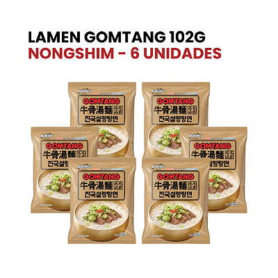 Lamen Gomtang 102g Nongshim 6 Unidades