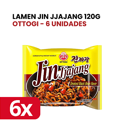 Lamen Jin Jjajang 120g Ottogi 6 unidades