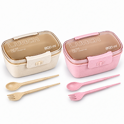 Marmita Eco Lunch Box Bio 800ml 01 Unidade – Cor Sortida