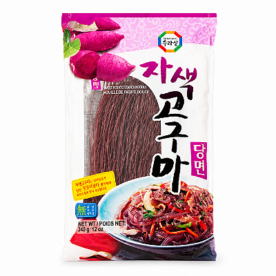 Macarrão de Batata Doce Roxa Dangmyon 340g para Japchae