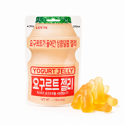 Bala de Goma Jelly Yogurt Yakult Coreana 50g